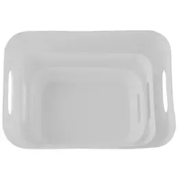 Storage Box 3-Piece Set White Display